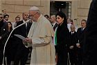 Papa Francesco a piazza Mignanelli per la commemorazione dell'Immacolata