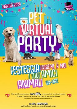 Arriva il Pet Virtual Party. Festeggia il compleanno di cani, gatti (e non solo) oppure dona loro una dedica speciale.