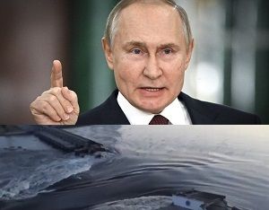 Putin ordina di distruggere la diga di Nova Khakovka, in Ucraina.