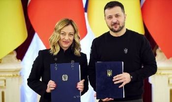Ucraina e Italia firmano un accordo sulle garanzie di sicurezza. Il G7 da Kiev