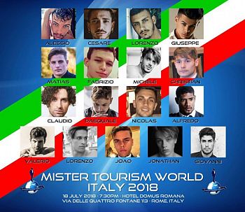 I MISTER TOURISM WORLD 2018 SI SFIDANO A ROMA