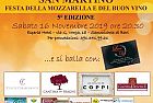 5° edizione di "SAN MARTINO: FESTA DELLA MOZZARELLA E DEL BUON VINO".