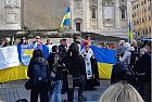 Corteo anniversario dell' inizio aggressione Russia in Ucraina