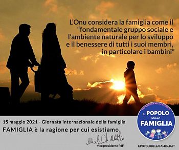 FAMIGLIA, DI MATTEO (PDF): DICIAMO FAMIGLIA AL SINGOLARE, NON TUTTO LO E'