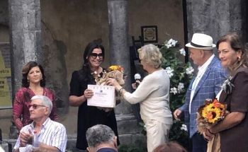 Anna Silvia Angelini a Sorrento al Premio Vincenzo Ferrara