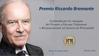 Premio Riccardo Bramante 2024, Palazzetto Mattei, 29 gennaio, dalle ore 16,00