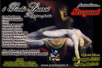 L'11 Maggio a Roma, "Stregami" dei Poeti Sparsi