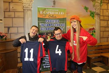 Georgia Viero, testimonial dellasquadra di calcio “Augustei F.C.”