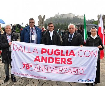 18/05/19 COMMEMORAZIONE UFFICIALE A MONTE CASSINO DEL GENERALE POLACCO ANDERS E DEI SUOI SOLDATI