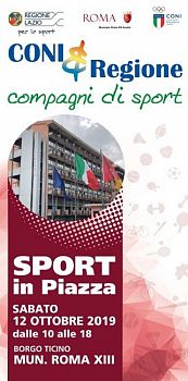 ANCHE LA GINNASTA MARTINA LAMBERTI A CONI E REGIONE COMPAGNI DI SPORT A CASALOTTI